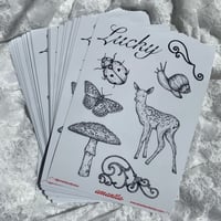 Image 2 of amanita sticker sheet
