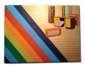 Image of Rainbox Desk Painting.