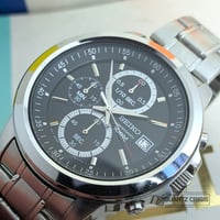 Image 1 of 2014 Seiko Black Dial Quartz Dress Chronograph (4t57-00C0)