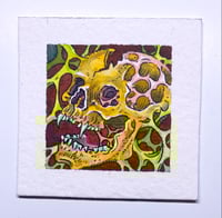 Goop Skull 2 mini painting