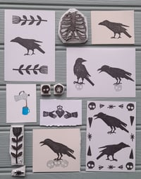 Image 3 of Cladagh linocut