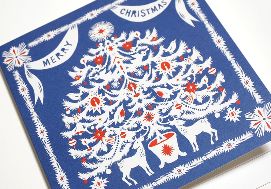 Image of Advent Tree - Charity Christmas Card