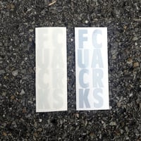 Image 2 of FUCK CARS Reflektierende Sticker