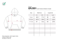 Image 4 of Mr Death Sueded Organic Cotton Kids Hoodie