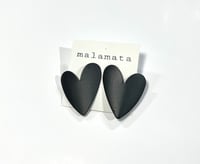 Image 3 of Pendientes Corazón de Malamata