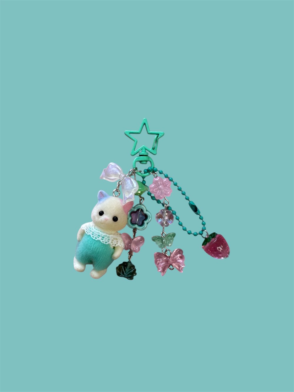 Image of Sylvanian Family Figure Keychain🐱🐶🐰