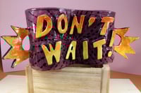 Image 1 of Double Pot à Crayons artisanal en céramique - Don't Quit