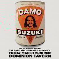 Image 1 of Damo Suzuki with The Band Whose Name Is A Symbol - Live Dominion Tavern 2012 2XLP Cardinal Fuzz