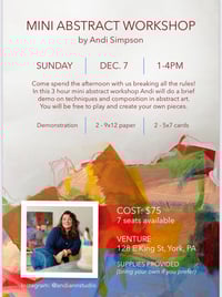 Image 1 of Mini Abstract Workshop with Anti Simpson