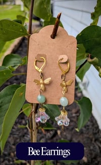 Image 5 of Spring Floral Dangle Earrings