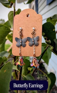 Image 3 of Spring Floral Dangle Earrings