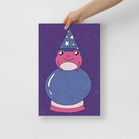 Image 3 of Frog Wizard Poster 12" x 18"