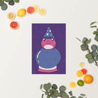 Image 5 of Frog Wizard Poster 12" x 18"