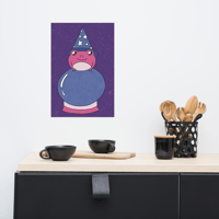 Image 4 of Frog Wizard Poster 12" x 18"