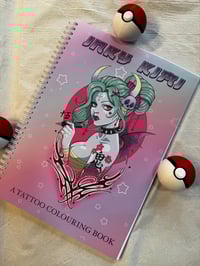 Image 1 of Tattoo-Inspired: Anime, Pokémon &amp; Japanese Vibe Colouring Book