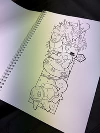 Image 4 of Tattoo-Inspired: Anime, Pokémon &amp; Japanese Vibe Colouring Book