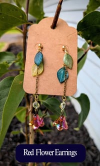 Image 4 of Spring Floral Dangle Earrings