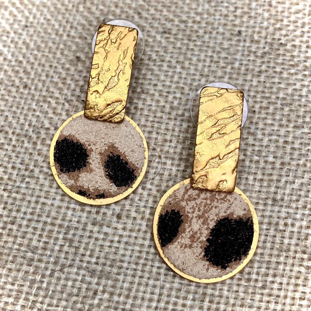 Image of BO Léopard martelées en Cuir