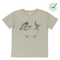 Image 1 of  Shark Organic Cotton Kids Classic T-shirt