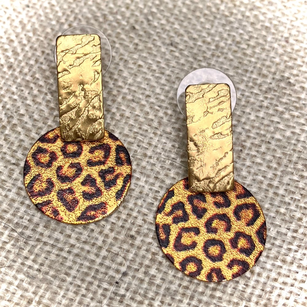 Image of BO Léopard martelées Rondes