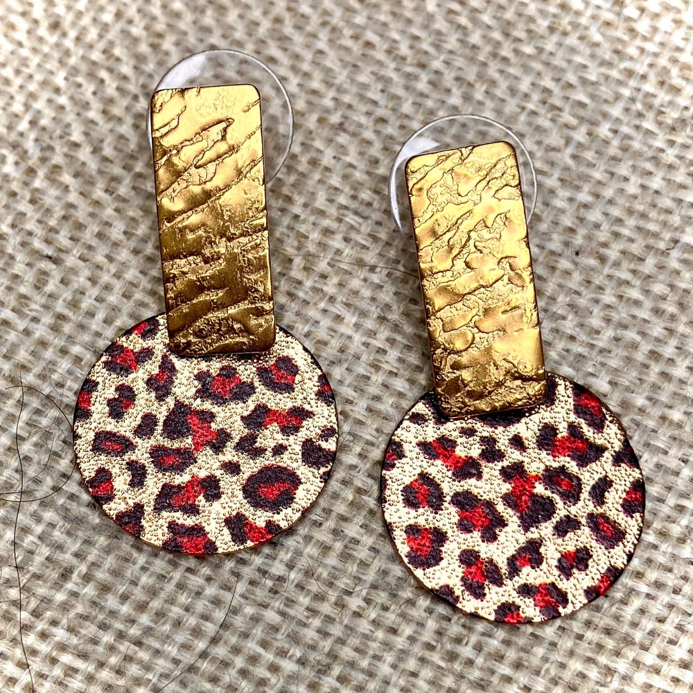 Image of BO Léopard martelées Rondes