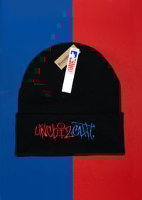 Linc Bizcuit Black Beanie RAN OUT OF RED!