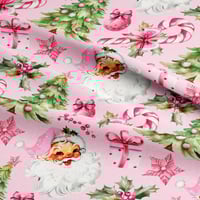 pink santa