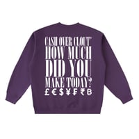 Image 2 of Varsity Tennis crewneck (Purple)