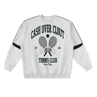 Image 1 of Varsity Tennis crewneck (Heather Grey)