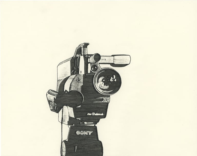 The Fly (1986) - original drawing
