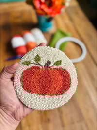 Image 4 of Beginner's Pumpkin Punch Needle Kit