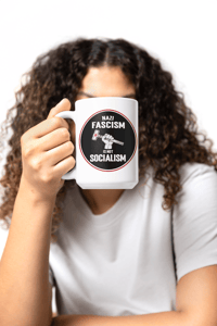 Image 5 of ADC-Nazi Fascism is Not Socialism 15oz Mug