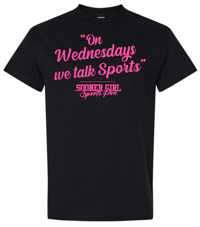 Gildan Heavy Cotton  Black "On Wednesday we talk Sports"