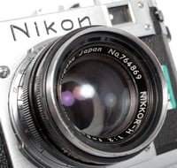 Image 9 of Nikon S 35mm Rangefinder camera with Nikkor H 50mm F2 lens #1093