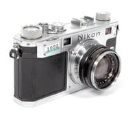 Image 1 of Nikon S 35mm Rangefinder camera with Nikkor H 50mm F2 lens #1093