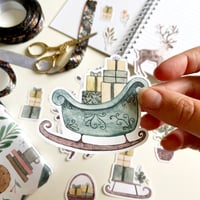 Image 3 of Cozy Christmas sticker bundle (15 stickers)