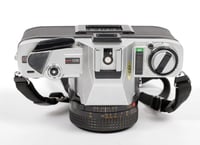 Image 8 of Minolta X-370 35mm SLR Film Camera + MD Rokkor X 45mm F2 lens (#1096)