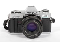 Image 2 of Minolta X-370 35mm SLR Film Camera + MD Rokkor X 45mm F2 lens (#1096)
