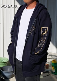 Image 4 of  「Stargazer・💫」 Zip-Up Hoodie (Pre-Order)