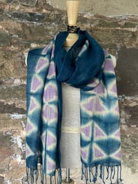 Image 4 of Lilac Fields — Linen Shawl