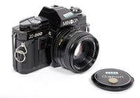 Image 1 of Minolta X-300 (370) 35mm SLR Film Camera + MD Rokkor X 50mm F1.7 lens (#1121)