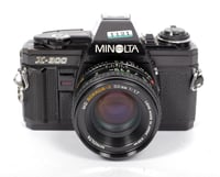 Image 2 of Minolta X-300 (370) 35mm SLR Film Camera + MD Rokkor X 50mm F1.7 lens (#1121)