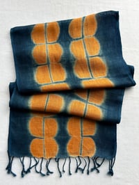 Image 1 of Orange Wedges — Linen Scarf