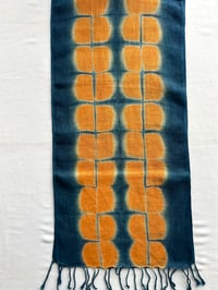 Image 3 of Orange Wedges — Linen Scarf