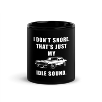 Image 1 of I Don't Snore Black Mug
