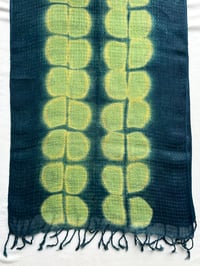 Image 3 of Lime Path — Textured Linen Wrap