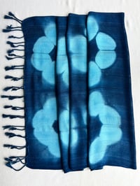 Image 1 of Alpine Blue Flower — Rayon Wrap