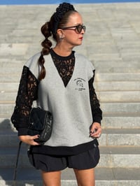 Image 1 of SUDADERA OVER LACEL REBEL