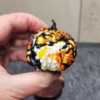 Image 4 of XL. Festive Pumpkin - Flamework glass sculpture