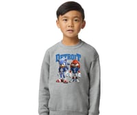 Image 3 of LETS GO Lions Sonic/knuckles kids t-shirts/crewneck/hoodie - in gray or black
